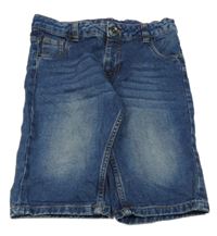 Modré rifľové kraťasy Pocopiano