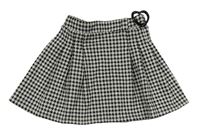 Sivo-čierna vzorovaná trblietavá sukňa so srdiečkom Primark