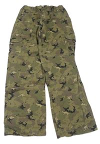 Khaki army outdoorové kalhoty Decathlon