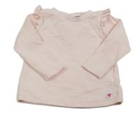 Světlerůžové mikinotriko s volánikmi Dunnes stores