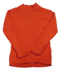 Červené žebrované triko Tu