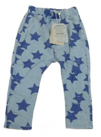 Nové - Modré lehké tepláky s hvězdami Zara