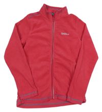 Tmavorůžová fleecová funkční propínací mikina Regatta