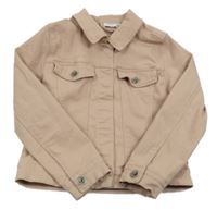 Pudrová rifľová crop bunda Name it