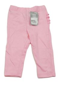 Nové - Neonově růžové legíny s volánky Primark