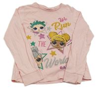 Světlerůžové pyžamové triko L.O.L. Surprise