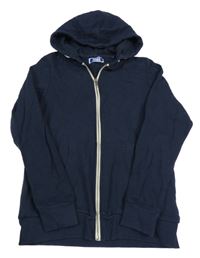Tmavomodrá propínací mikina s kapucí Jack&Jones