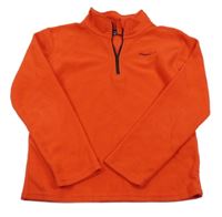 Červená fleecová mikina s logom Freedom Trail