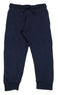 Tmavomodré cuff tepláky George 