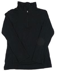 Čierna funkčná mikina s rolákom Etirel