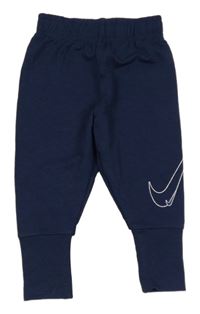 Tmavomodré sportovní kalhoty s logem Nike