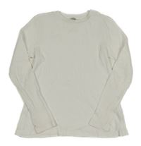 Bílé žebrované triko George