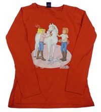 Červené tričko s Bibi&Tina