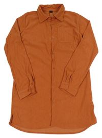 Skořicové menšestrové prepínaci šaty KIDS