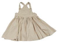 Svetlobéžové šušťákové šaty s vreckom ZARA