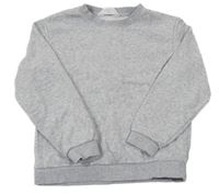 Sivá melírovaná mikina H&M