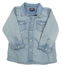 Světlemodrá riflová košile H&M