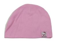 Růžová žebrovaná čepice s Kitty Sanrio