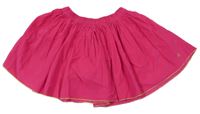 Tmavoružová menšestrová sukňa PETIT BATEAU