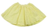 Žltá bodkovaná sukňa Pep&Co