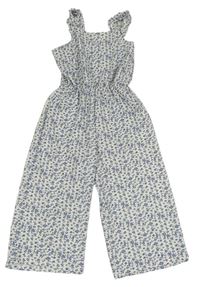 Biely kvetovaný culottes overal Primark