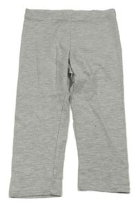 Svetlosivé melírované capri legíny H&M