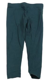 Tmavozelené crop legíny zn. Primark