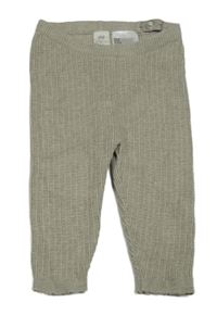 Pískové vzorované pletené tepláky H&M