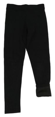 Nové - Černé zateplené legíny Primark