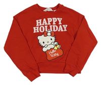 Červená mikina s Hello Kitty H&M