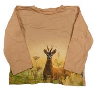 Hnedá mikina so srncem Jako-o