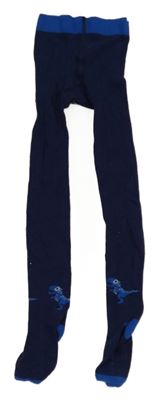 Tmavomodré punčocháče s dinosaury Alive