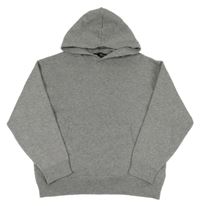 Sivý melírovaný sveter s kapucňou Zara