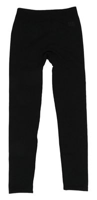 Čierne thermo nohavice