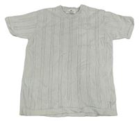 Svetlosivé perforované pletené tričko s vreckom H&M