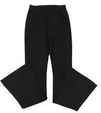 Černé žebrované flare kalhoty Europe Kids