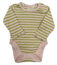 Ružovo-zelené pruhované body Rocha Little Rocha