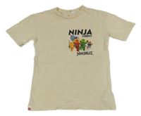 Svetlobéžové tričko s Lego Ninjago H&M