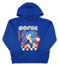 Zafírová mikina so Sonicem a kapucňou Primark
