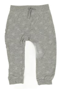Šedé melírované tepláky s hvězdami H&M