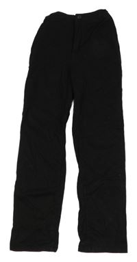 Černé plátěné chino kalhoty H&M
