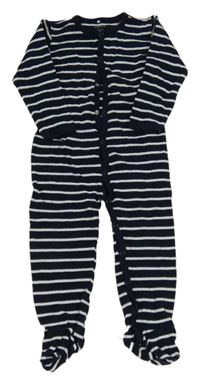 Tmavomodro-bílé pruhovaný overal Name it
