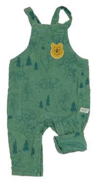 Zelené podšité laclové manšestráky s Púem M&S