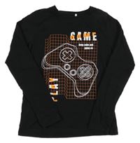 Černé triko s ovladačem Name it