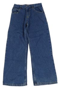 Tmavomodré široké rifle George