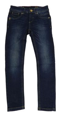 Tmavomodré skinny rifle zn. C&A
