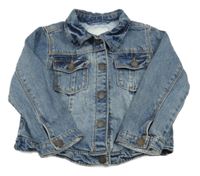 Svetlomodrá rifľová bunda Next