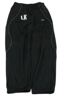 Čierne športové tepláky s logom Erima