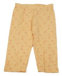 Marhuľové kvetované crop legíny Manguun