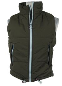 Dámská hnědá šusťáková zateplená vesta Tommy Hifliger 